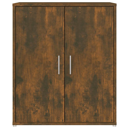 Skoställ Rökfärgad Ek 60x35x70 cm