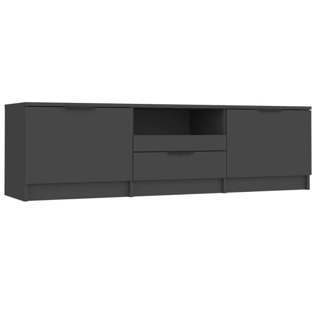TV-Möbel Svart TV-Bänk 140x35x40 cm