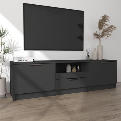 TV-Möbel Svart TV-Bänk 140x35x40 cm
