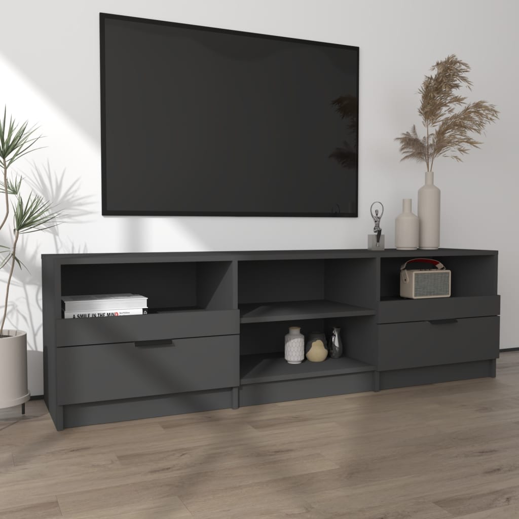 TV-Möbel Svart TV-Bänk 150x33,5x45 cm