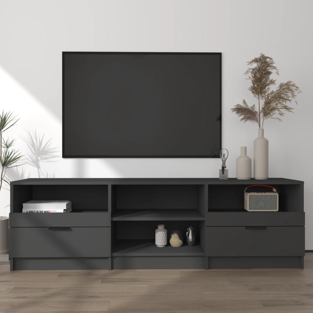 TV-Möbel Svart TV-Bänk 150x33,5x45 cm