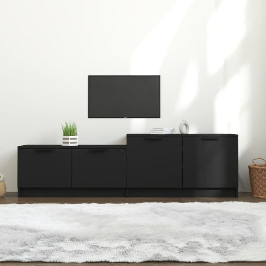 TV-Möbel Svart TV-Bänk 158,5x36x45 cm