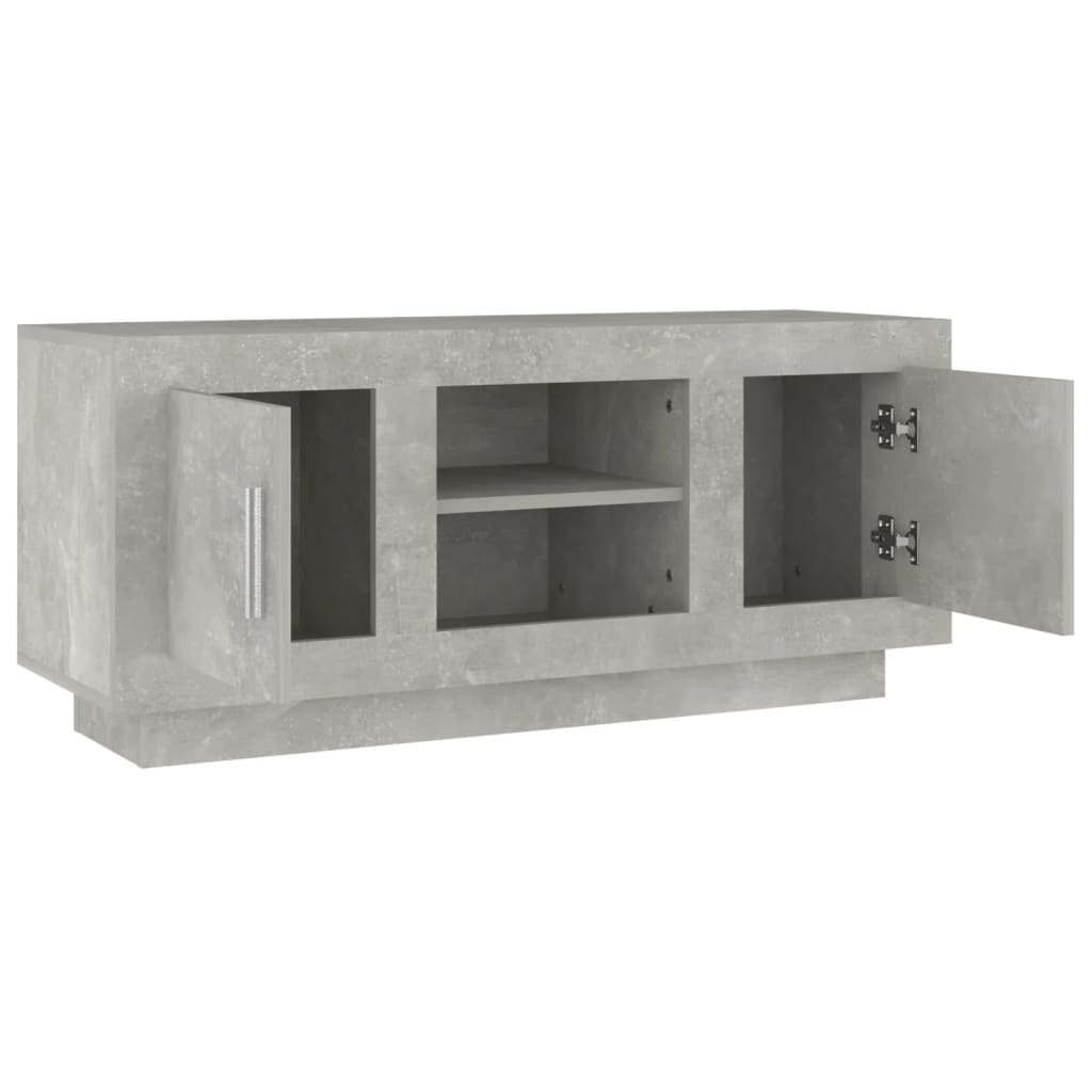 TV-Möbel Betonggrå TV-Bänk 102x35x45 cm