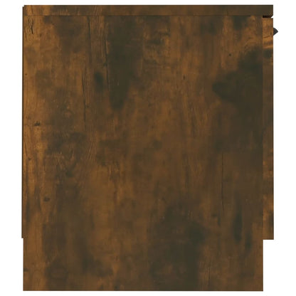 TV-Möbel Rökfärgad Ek TV-Bänk 140x35x40 cm