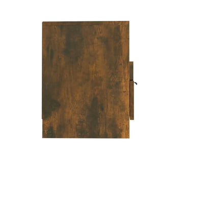 TV-Möbel Rökfärgad Ek TV-Bänk 150x33,5x45 cm