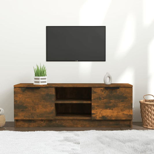 TV-Möbel Rökfärgad Ek TV-Bänk 102x35x36,5 cm