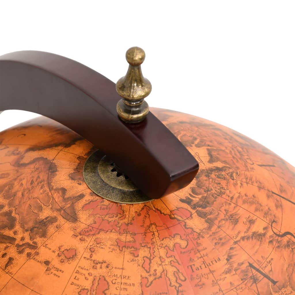 Vinställ Jordglobsbar Brun massivt eukalyptusträ