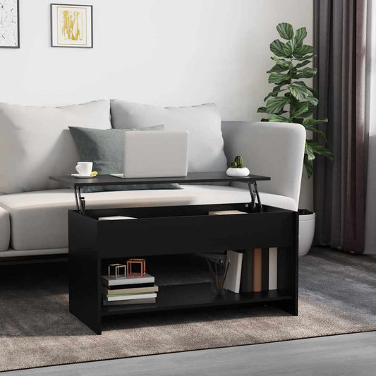 Soffbord Svart 102x50x52,5 cm