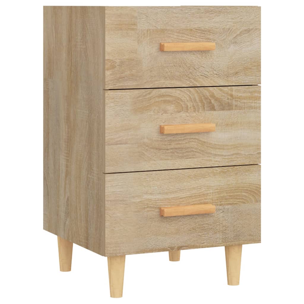 Sängbord Nattduksbord Sonoma Ek 40x40x66 cm