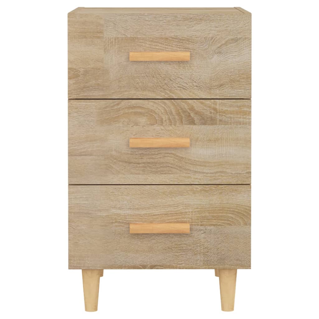 Sängbord Nattduksbord Sonoma Ek 40x40x66 cm