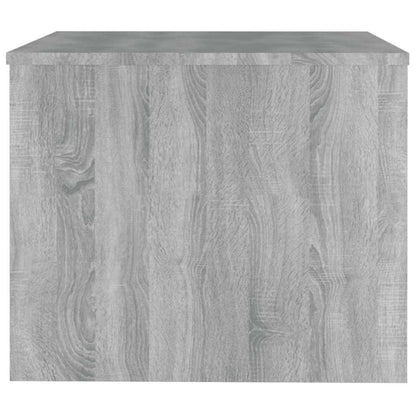 Soffbord grå sonoma 80x50x40 cm konstruerat trä