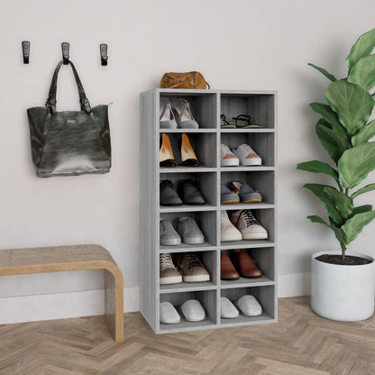 Skoställ Sonoma Grå Skohylla 54x34x100,5 cm