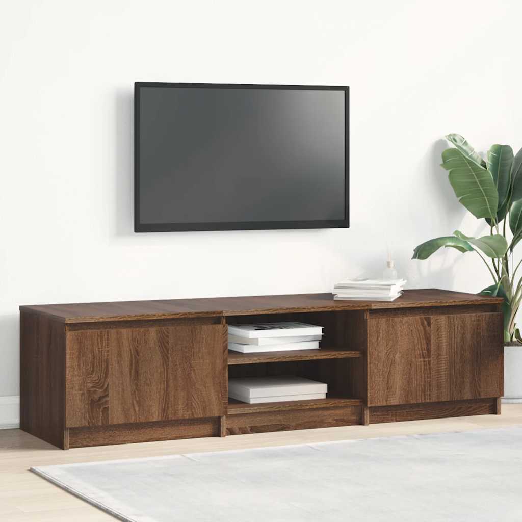 TV-Möbel Brun Ek TV-Bänk 140x40x35,5 cm