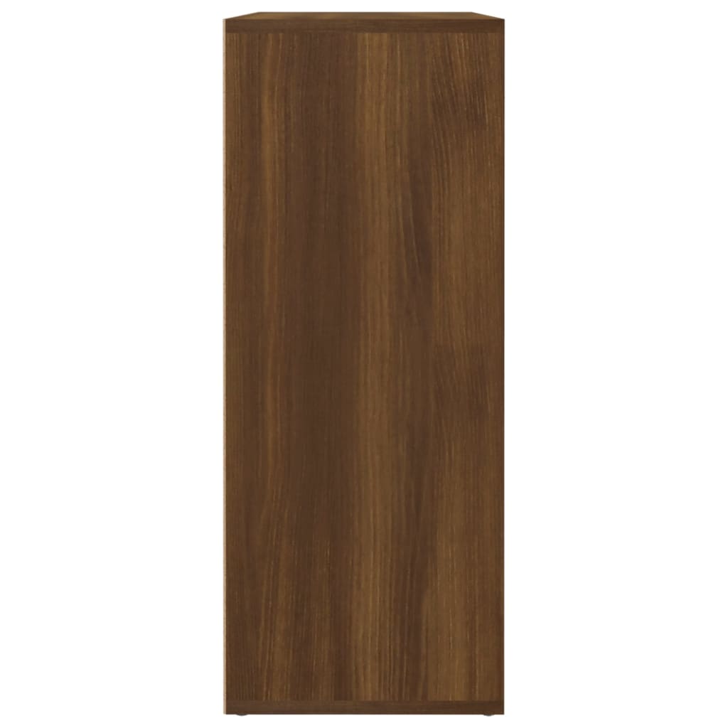 Skåp brun ek 60x30x75 cm konstruerat trä