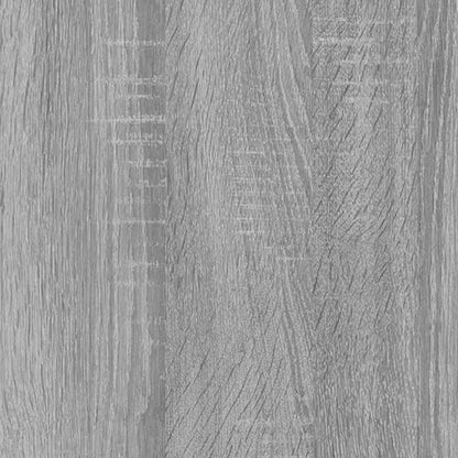 Bokhylla grå sonoma 86x25,5x140 cm konstruerat trä
