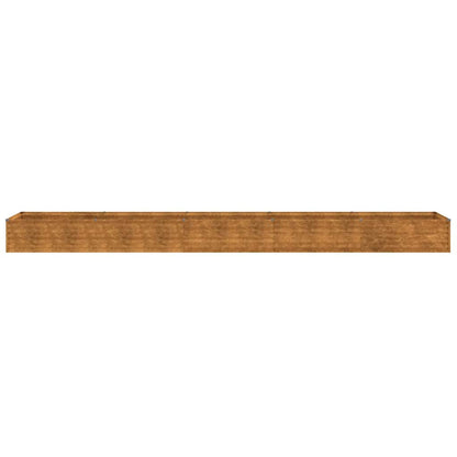 Upphöjd trädgårdsbädd 482x50x36 cm cortenstål