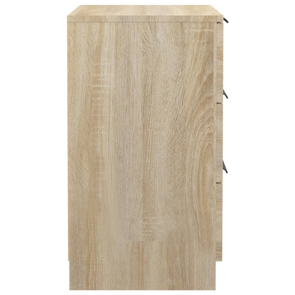 Sängbord Nattduksbord Sonoma Ek 40x36x65 cm