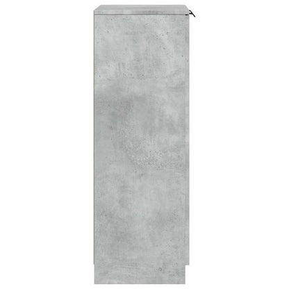 Skoställ Betonggrå Skoskåp 59x35x100,5 cm