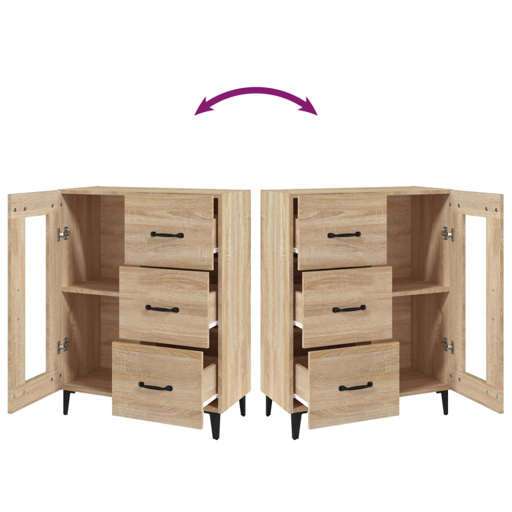 Skänk Sonoma Ek 69,5x34x90 cm