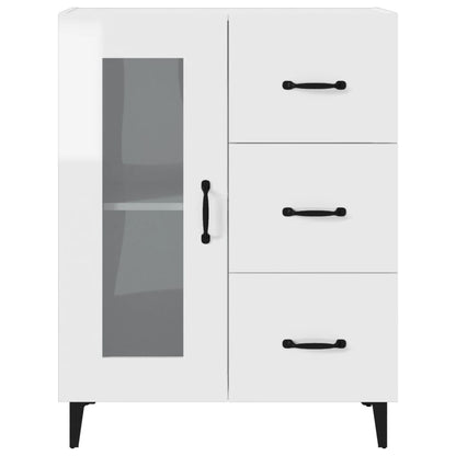 Skänk Högglans Vit 69,5x34x90 cm
