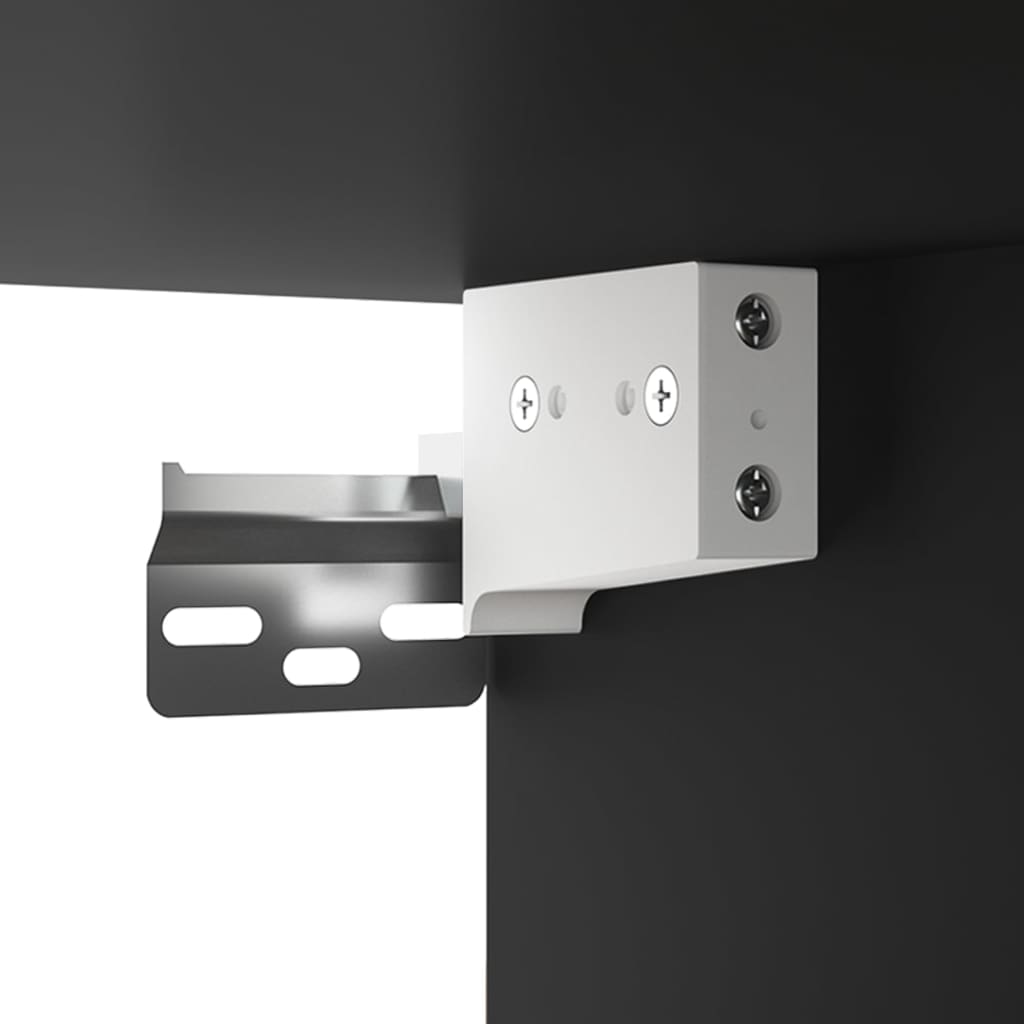 Väggskåp Svart 69,5x34x90 cm