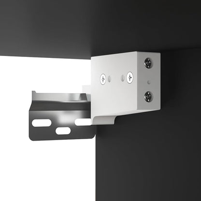 Väggskåp Svart 69,5x34x90 cm