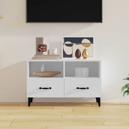 TV-Möbel Vit TV-Bänk 80x36x50 cm