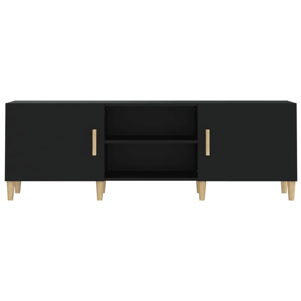 TV-Möbel Svart TV-Bänk 150x30x50 cm