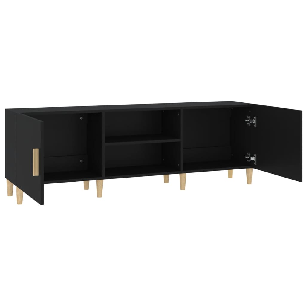 TV-Möbel Svart TV-Bänk 150x30x50 cm