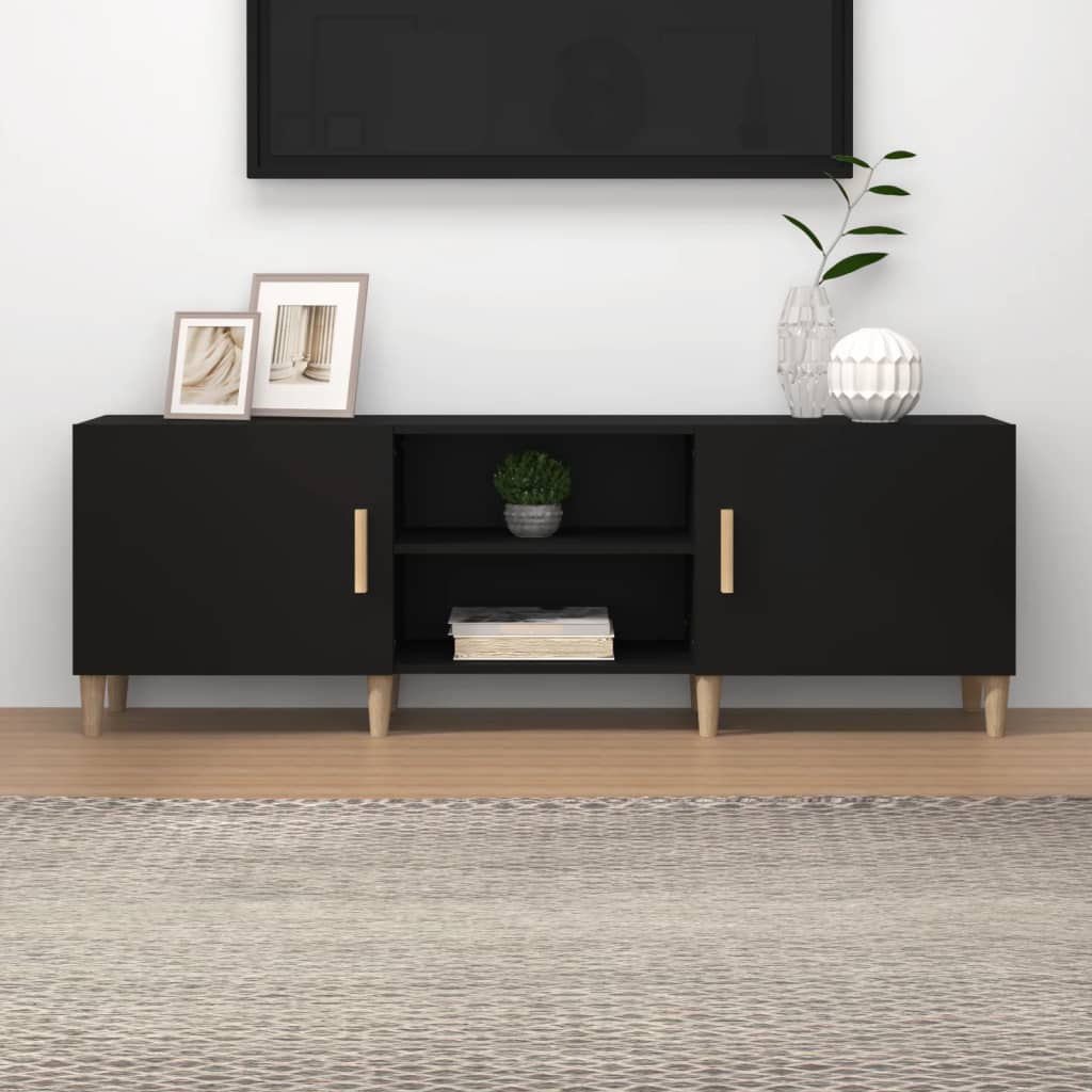 TV-Möbel Svart TV-Bänk 150x30x50 cm