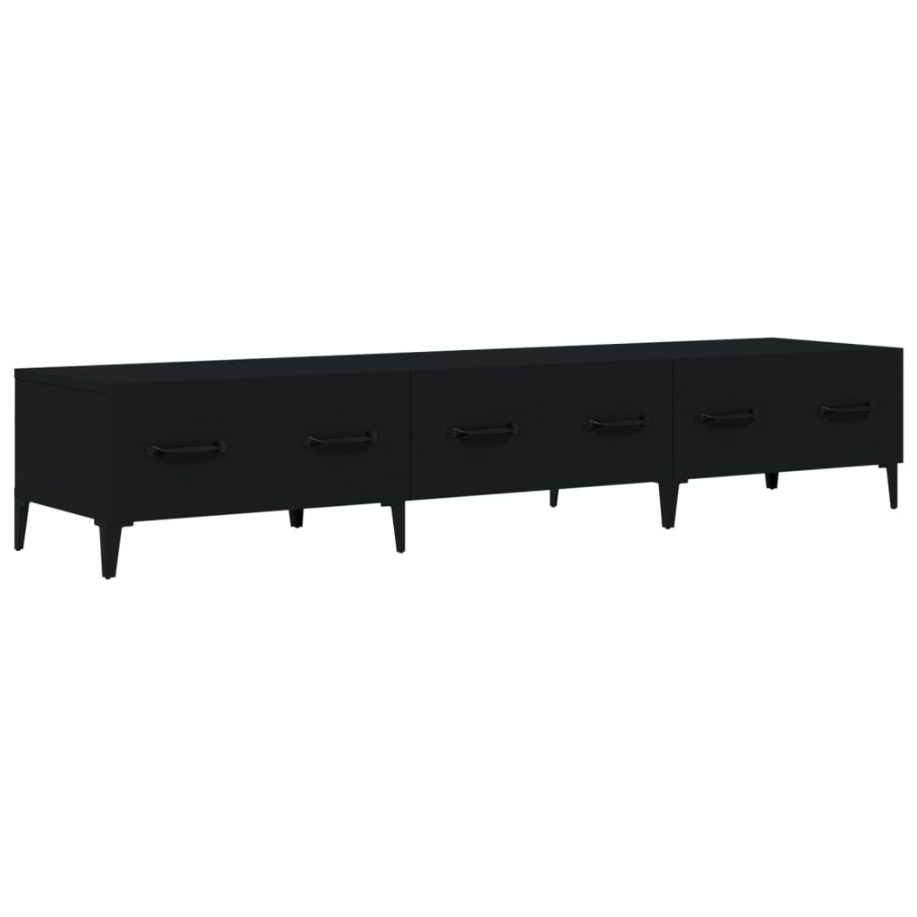 TV-Möbel Svart TV-Bänk 150x34,5x30 cm