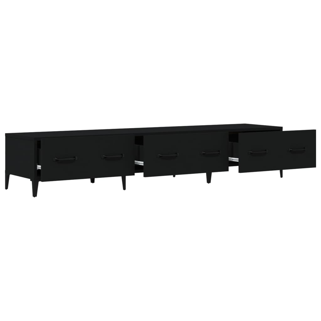 TV-Möbel Svart TV-Bänk 150x34,5x30 cm