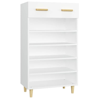 Skoställ Vit Skoskåp 60x35x105 cm