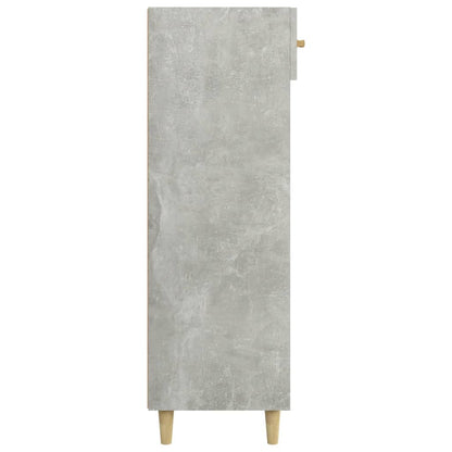 Skoställ Betonggrå Skoskåp 60x35x105 cm