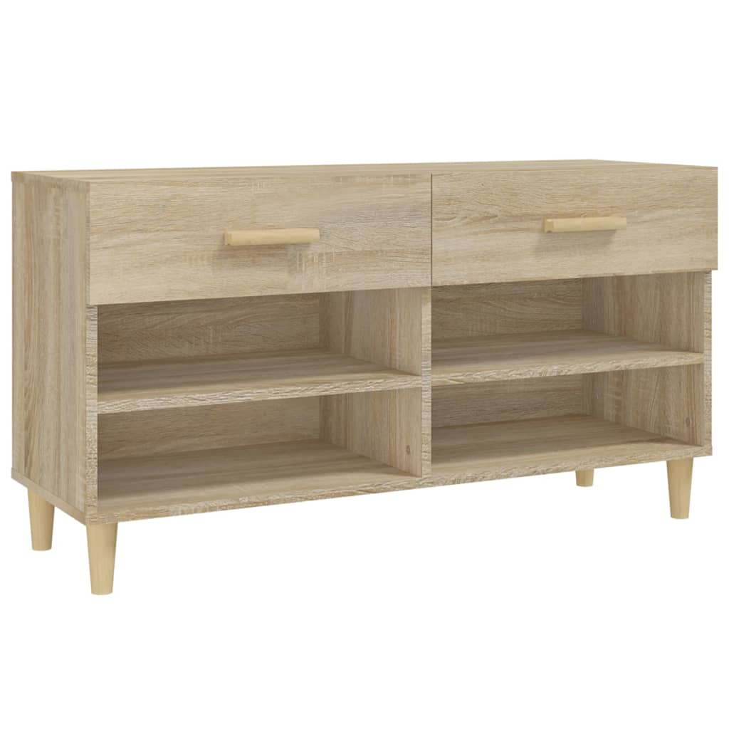 Skoställ Sonoma Ek Skoskåp 102x35x55 cm
