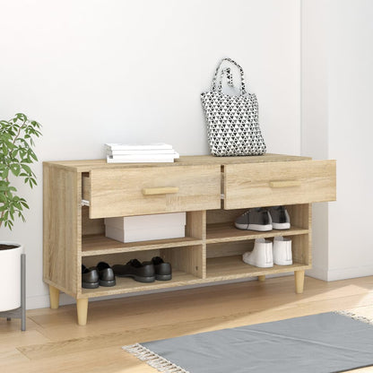 Skoställ Sonoma Ek Skoskåp 102x35x55 cm