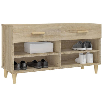 Skoställ Sonoma Ek Skoskåp 102x35x55 cm