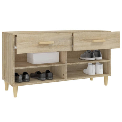 Skoställ Sonoma Ek Skoskåp 102x35x55 cm