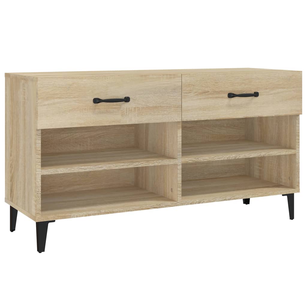 Skoställ Sonoma Ek Skoskåp 102x35x55 cm