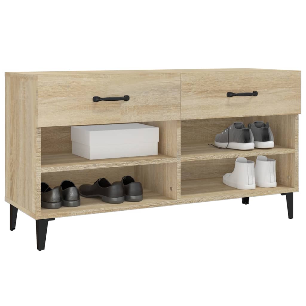 Skoställ Sonoma Ek Skoskåp 102x35x55 cm