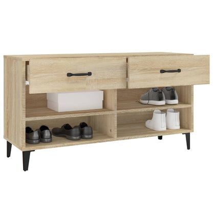 Skoställ Sonoma Ek Skoskåp 102x35x55 cm
