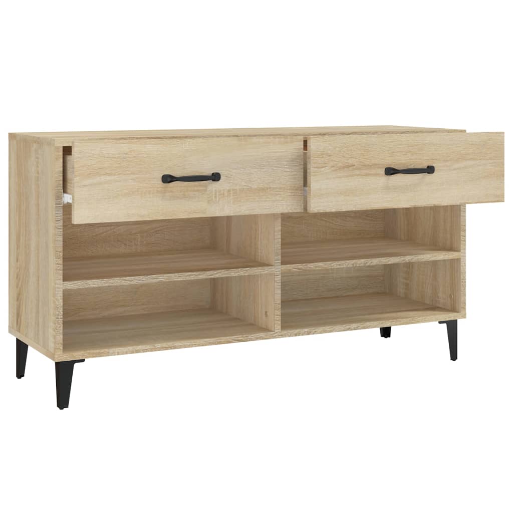 Skoställ Sonoma Ek Skoskåp 102x35x55 cm