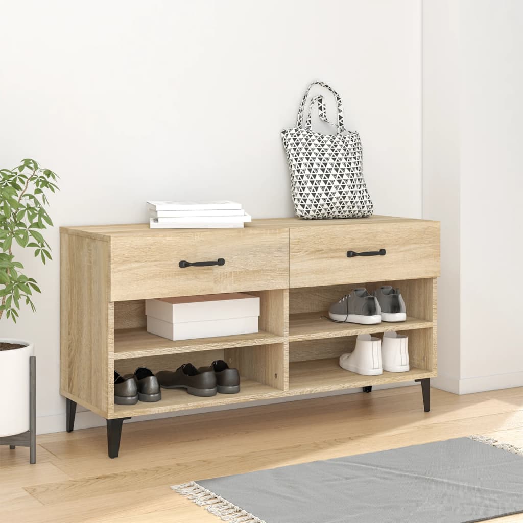 Skoställ Sonoma Ek Skoskåp 102x35x55 cm