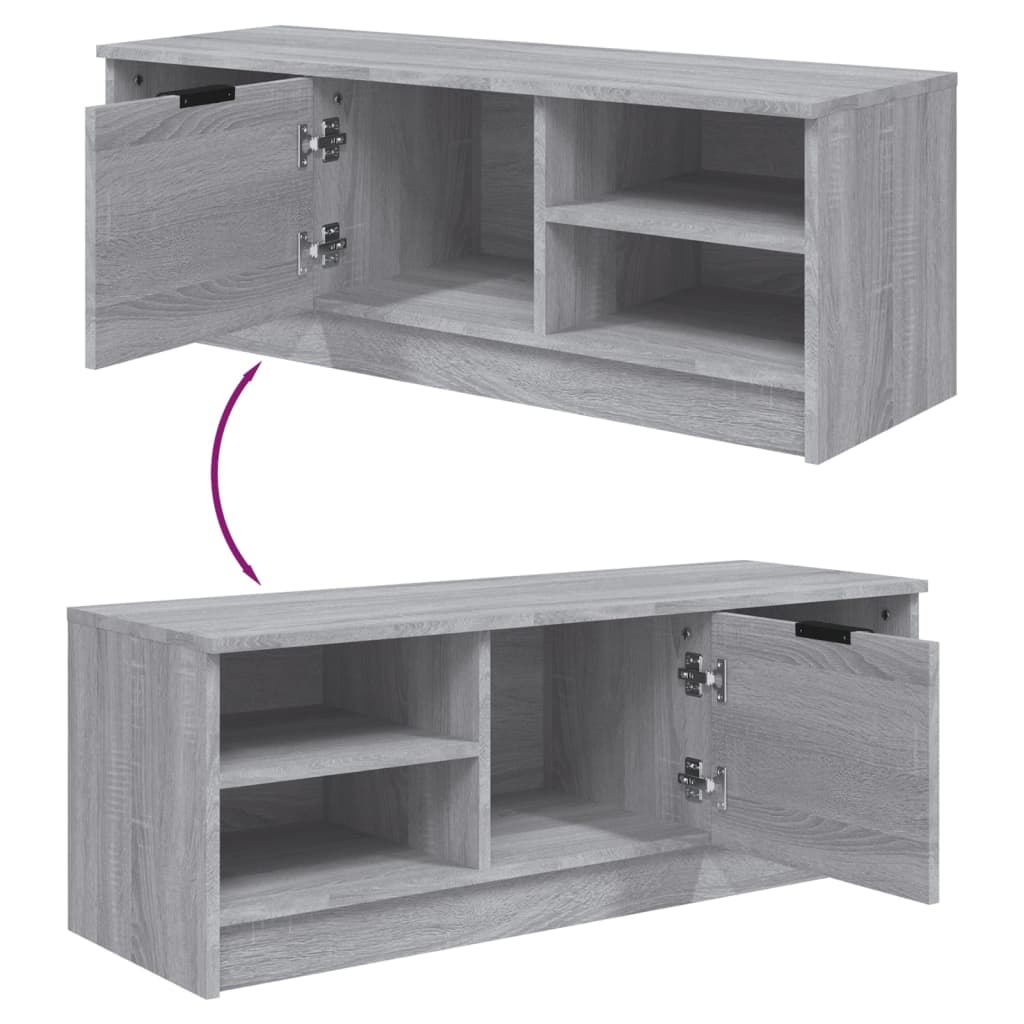 TV-Möbel Sonoma Grå TV-Bänk 102x35,5x36,5 cm