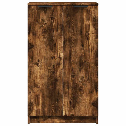 Skoställ Rökfärgad Ek 59x35x100 cm