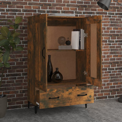 Skåp Rökfärgad Ek 70x31x115 cm