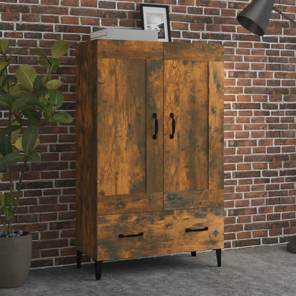 Skåp Rökfärgad Ek 70x31x115 cm
