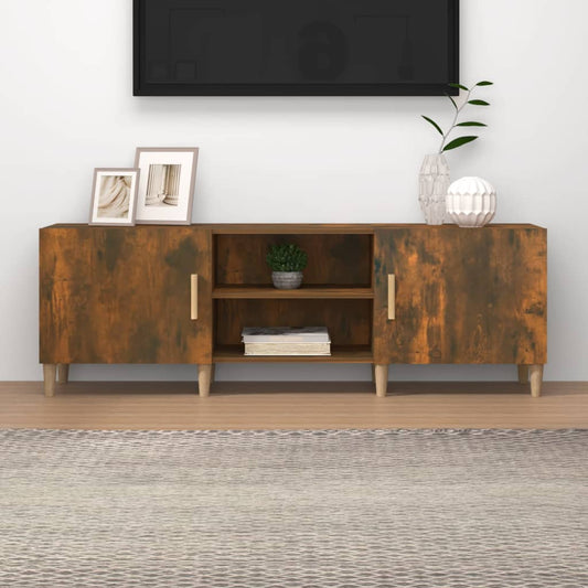 TV-Möbel Rökfärgad Ek TV-Bänk 150x30x50 cm