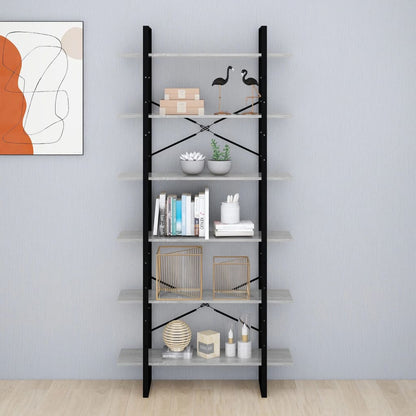 Bokhylla Sonoma Grå 100x30x210 cm