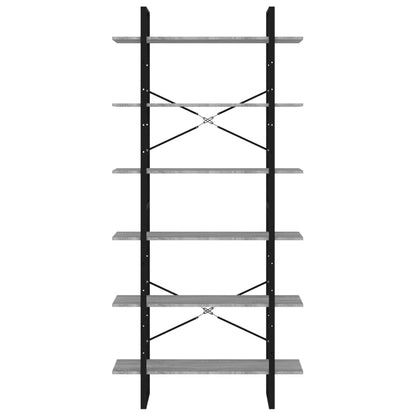 Bokhylla Sonoma Grå 100x30x210 cm